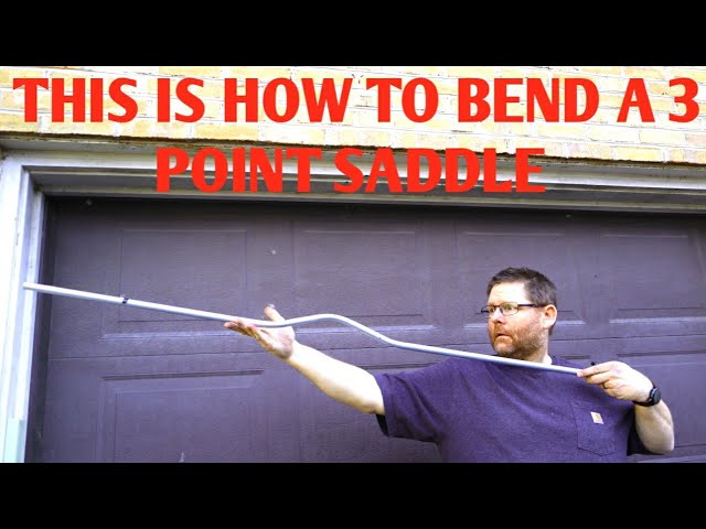 How To Bend A 3 Point Saddle Full Instructions