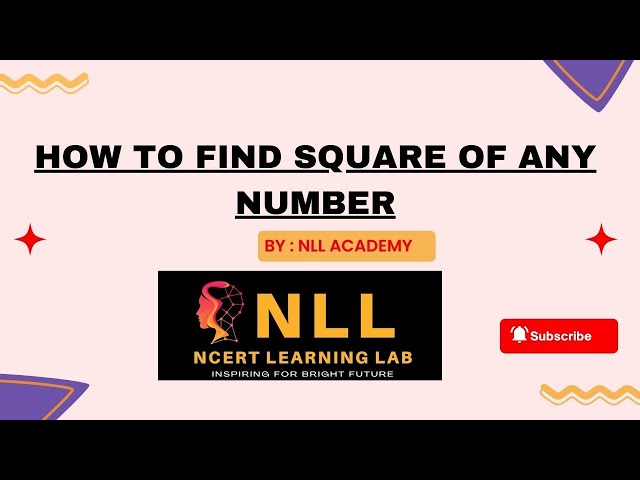 Square ANY number up to 100 in 5 seconds - math trick!