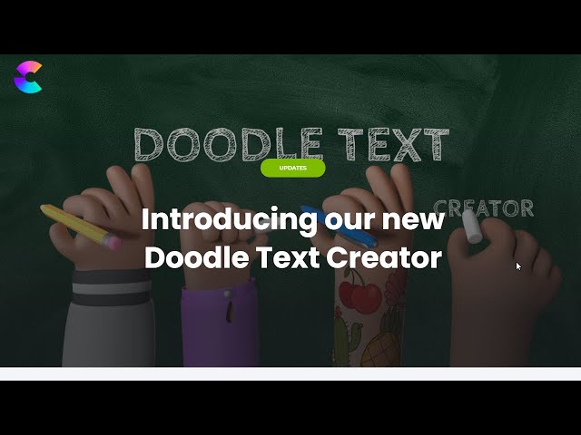All New Doodle Text Creator in CreateStudio v1.5.0 Sept 2020