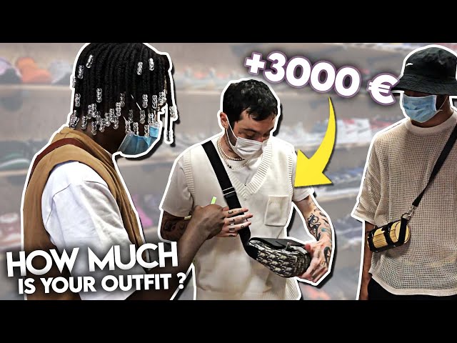 COMBIEN COUTE TA TENUE : UN OUTFIT À +3000€ ?! 🤑👕 (@70svogue5 @clockers8346) | How Much is Your Outfit ?