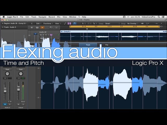 Tutorial di Logic Pro X - Flexing audio