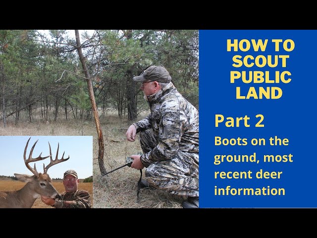 How to scout public land for deer hunting part 2 | boots on the ground