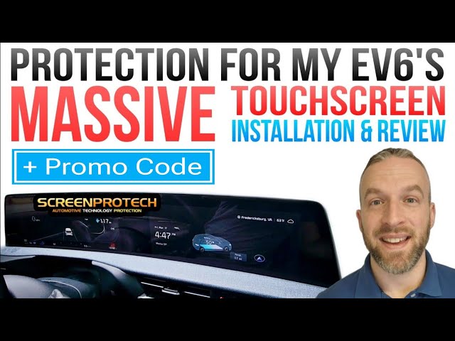 Protection for my EV6's MASSIVE Touchscreen! 😀 Screen ProTech Installation & Review