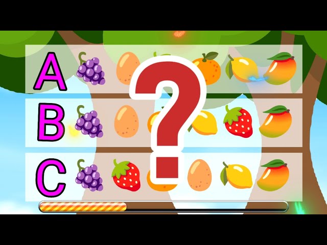💥Quiz: Remember Fruits falling down from the trees. Challenge, Are You Ready?!!!!!!!! 🍐🍍🍊🍋🏀🍎🌸