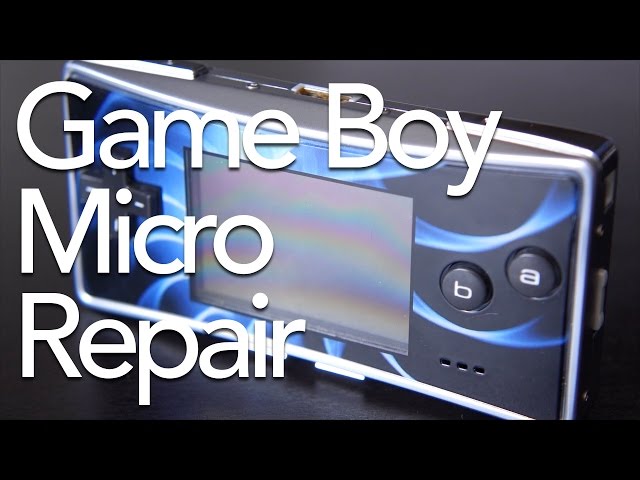 Game Boy Micro Faceplate Repair