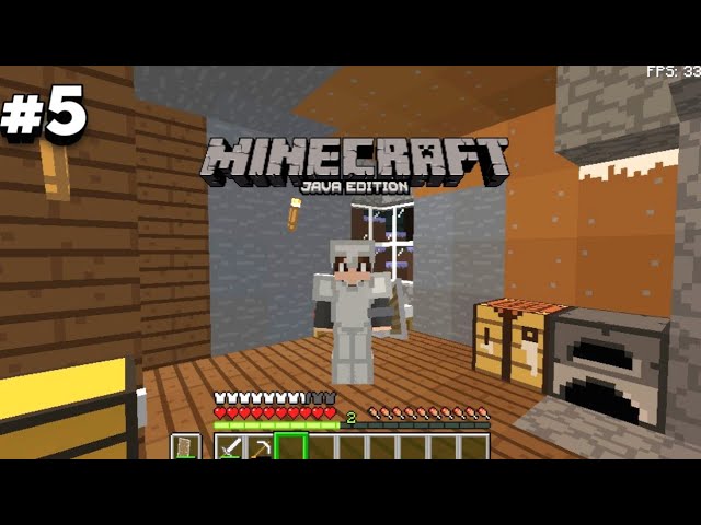 Exploring Cave and Raiding A Village || Minecraft Part 5