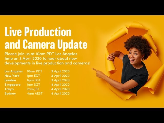 Live Production and Camera Update
