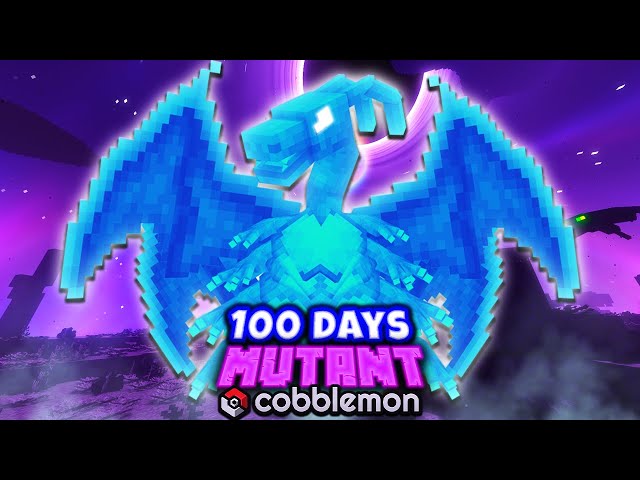 We Survived 100 DAYS with MUTANT POKEMON in Cobblemon [FULL MOVIE]