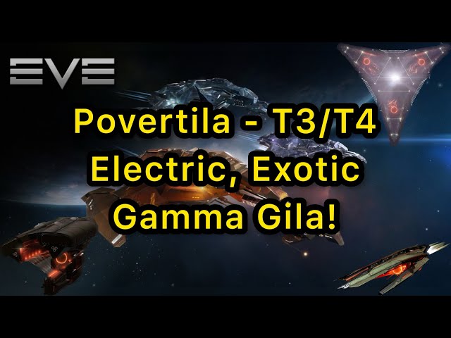 [Eve Online] Povertila - Alpha Friendly T3/T4 Electric, Exotic, Gamma Farming Gila!