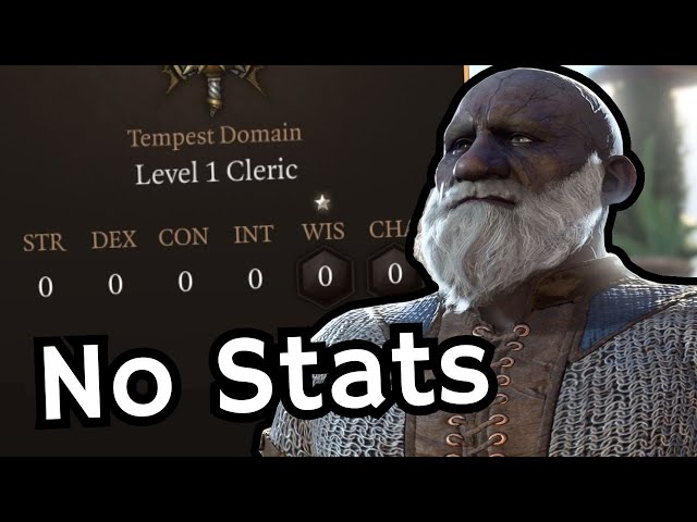 Can You Beat Baldur's Gate 3 With 0 in EVERY Stat?