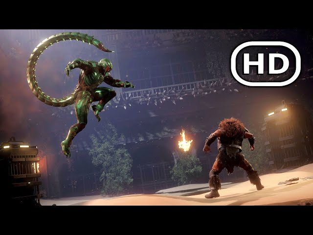 Kraven VS Scorpion Death Scene - MARVEL'S SPIDER-MAN 2 PS5 2023 (4K Ultra HD)