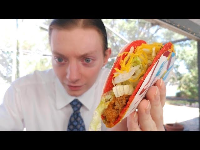 Taco Bell Flamin' Hot Doritos Locos Tacos Review!