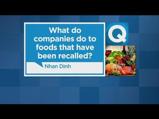 Ask Us: What Happens After Food Is Recalled?