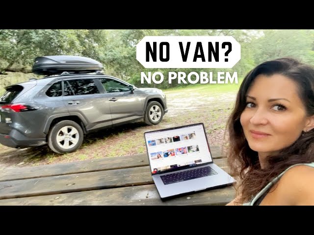 Living in my Toyota RAV4 at a free campsite in Florida | Ep 06