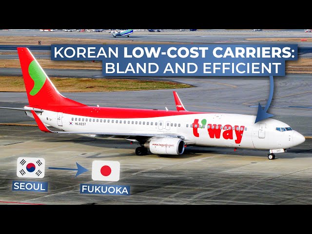 TRIPREPORT | t'way Airlines (ECONOMY) | Boeing 737-800 | Seoul Incheon - Fukuoka