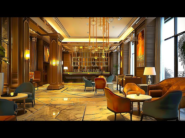 Warm Hotel Lounge Jazz Music for Relaxing, BGM Instrumental in Lounge Ambience ☕ Relaxing Jazz Music