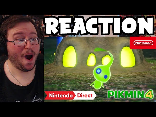 Gor's "Pikmin 4 Gameplay + Pikmin 1 & 2 Switch Shadow Drop!" REACTION