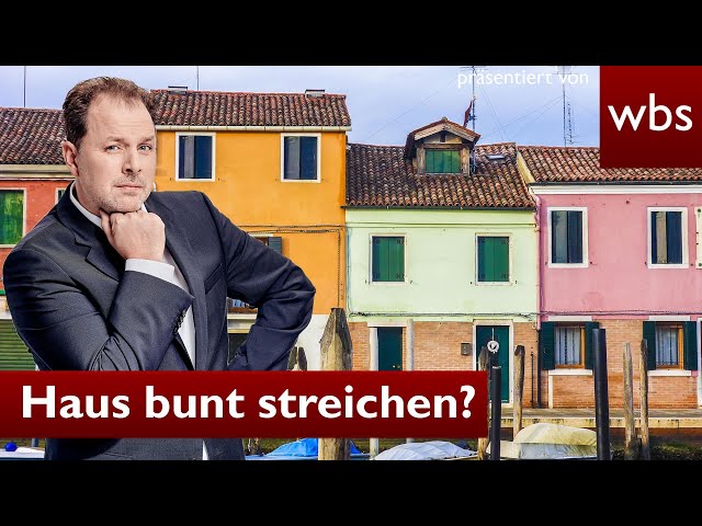 Knallbunte Hausfassade: Darf ich mein Haus streichen, wie ich will? | Anwalt Christian Solmecke