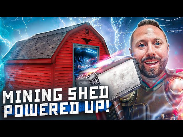 Building a Crypto Mining Shed | Digging a Trench for the Power!