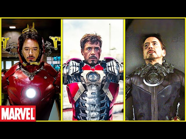 Evolution of Iron Man Suit Up in Movies 2008-2023