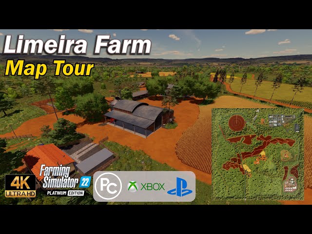 Limeira Farm | Map Tour | Farming Simulator 22
