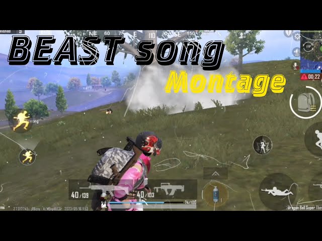 Beast Song Montage. BEAST song bgmi montage. PUBG Montage. BGMI Gameplay montage. #indianprowinner