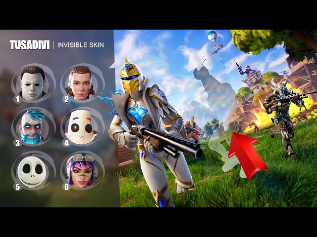 GUESS THE INVISIBLE SKIN ON THE LOADING SCREEN - #10 - FORTNITE CHALLENGE | tusadivi