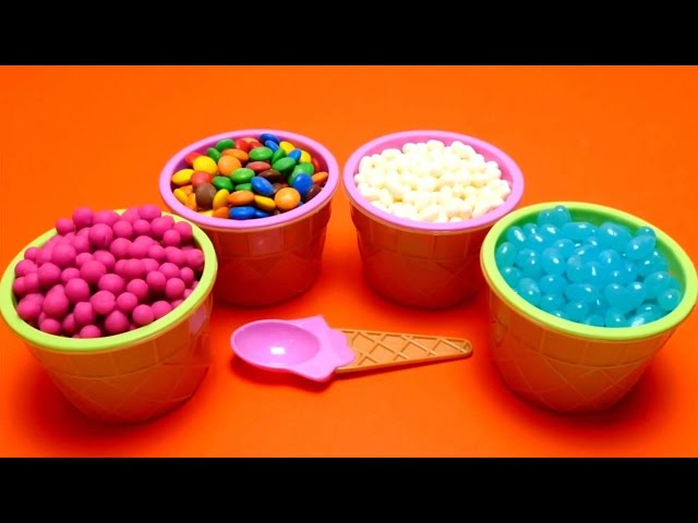 Tic Tac &  Play-Doh Dippin Dots & Jelly Belly Beans & M&M's Hide & Seek Surprise Toys Game