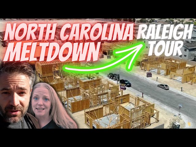 ITS OVER: North Carolina New Home DISASTER | Raleigh TOUR | Housing Market Update