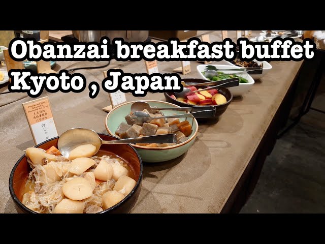 【Japan buffet】Obanzai breakfast buffet at a hotel in Kyoto!