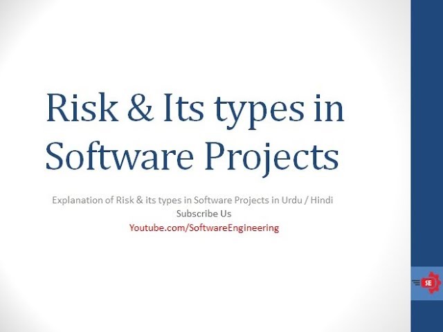 risks in software projects