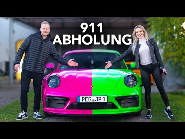 Mein NEUES Auto | Porsche 911 992 Carrera T mit Aero Kit | Abholung nach der Folierung