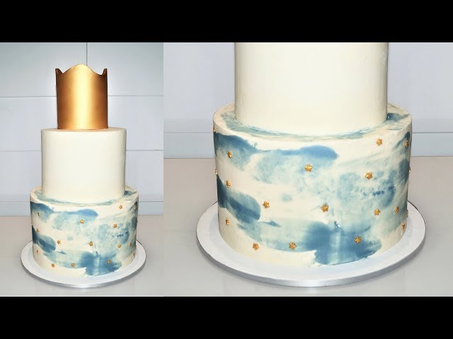 Cake decorating tutorials | BUTTERCREAM Thinkle Thinkle little star cake | Sugarella Sweets