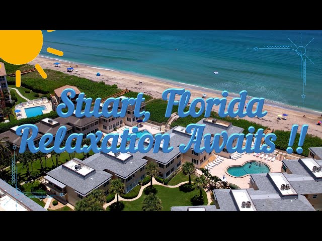 Stuart, Florida - Aerial views of a Quiet Area with a Whole Lot of Relaxation!  [4K]
