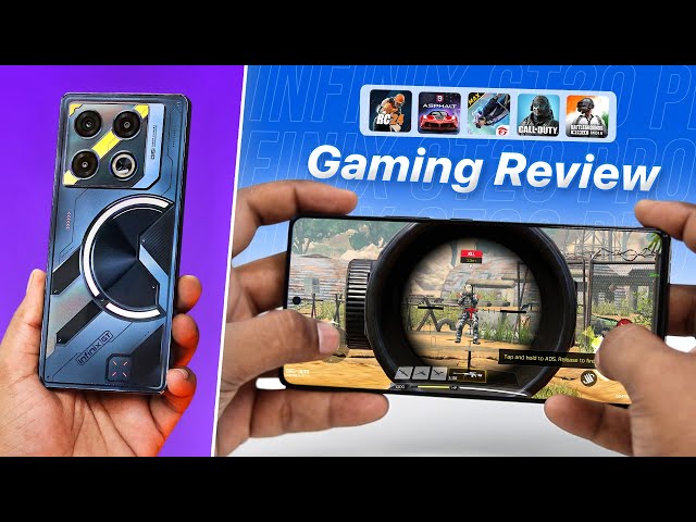 Infinix GT 20 Pro Detailed Gaming Review🔥 BGMI, PUBG, Free Fire, COD, Asphalt 9, Real Cricket 24 🎮🔥