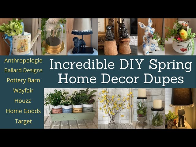 Incredible Budget Friendly DIY Spring Home Decor Dupes