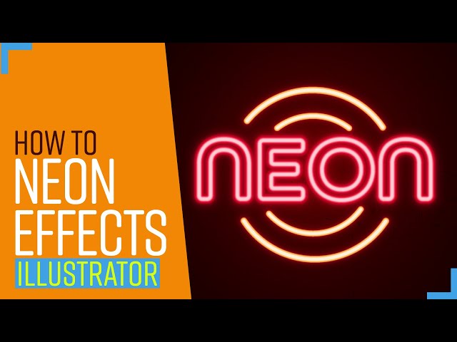 How to create neon effects in Illustrator