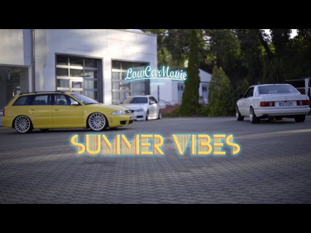 Audi RS4, Mercedes SEC, BMW F31 in "Summer Vibes" by LowCarMovie