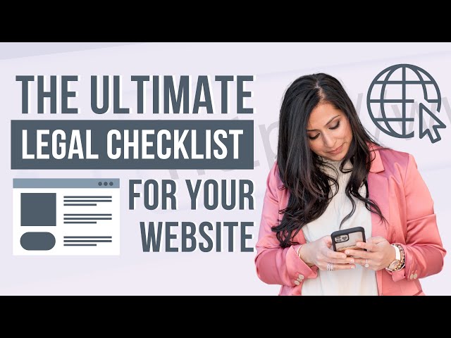 The Ultimate Legal Checklist for Your Business Website