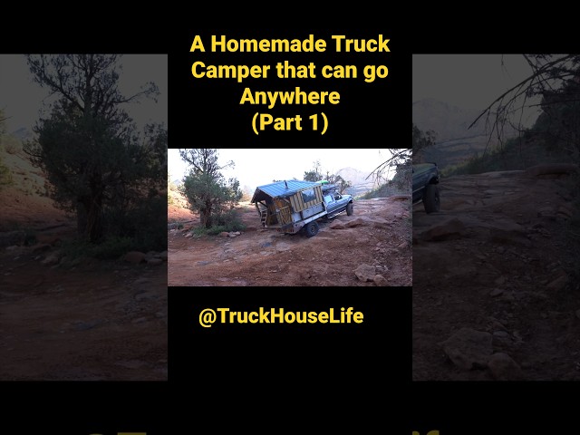 A Homemade Truck Camper that can go Anywhere (Part 1) #vanlife #overlanding #camping #ford