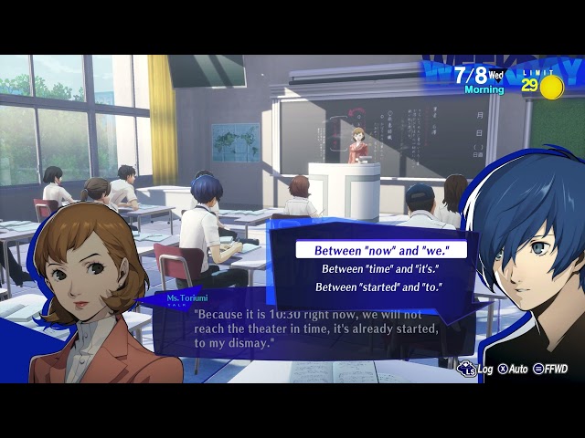 Persona 3 Reload: All Classroom Questions and Answers