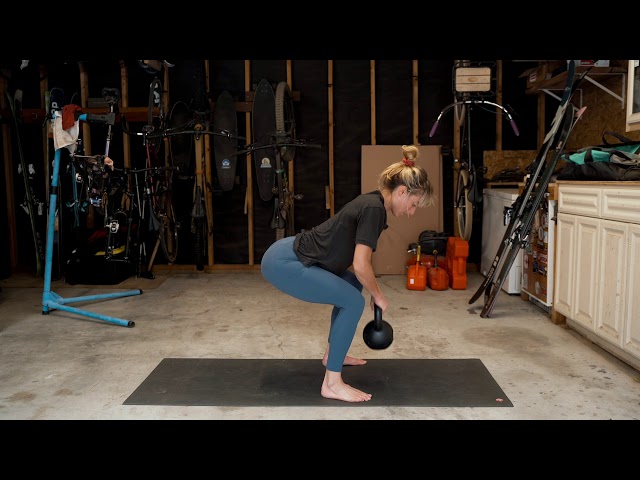 Kettlebell Training - Row Push ups Complex // Home Workout for Mountain Biking