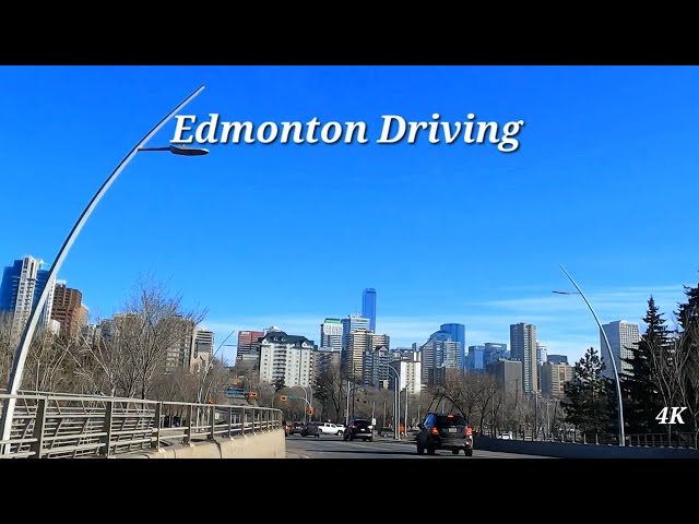 Morning Drive, Edmonton, Alberta, Canada - Spring Season - March 2024