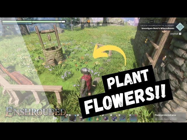 Enshrouded Tips | How to "Plant" FLOWERS using Flower Soil!!