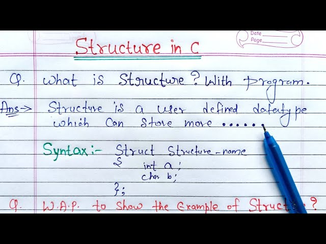 Structure in C programming | What is structure? Explain with Example in C | Learn Coding