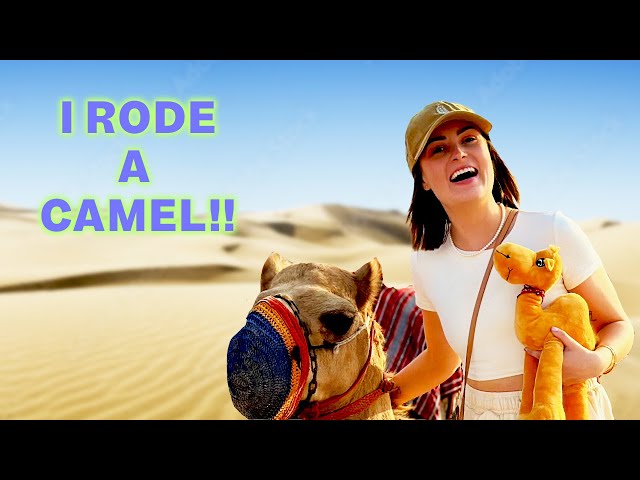 I Rode A Camel in the Abu Dhabi Desert!