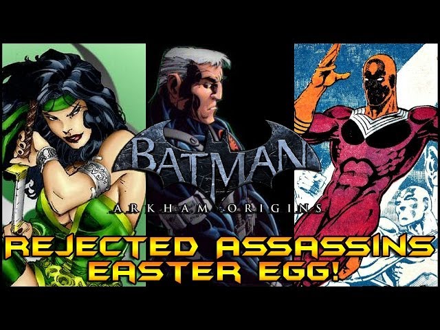 Batman Arkham Origins: Rejected Assassins Easter Egg!