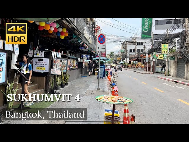 4K HDR| Walk around Sukhumvit Soi 4 (Soi Nana Tai) | July 2022 | สุขุมวิทซอย 4 Bangkok| Thailand