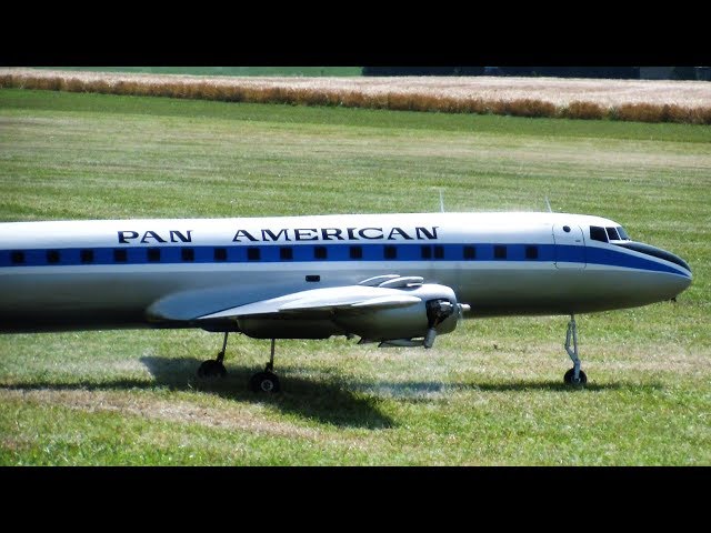 PAN AMERICAN RETURN R/C MODEL AIRLINER DOUGLAS DC-6B