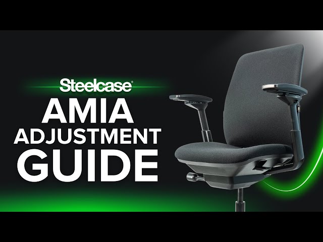 Complete Adjustment Guide On A Steelcase Amia Chair